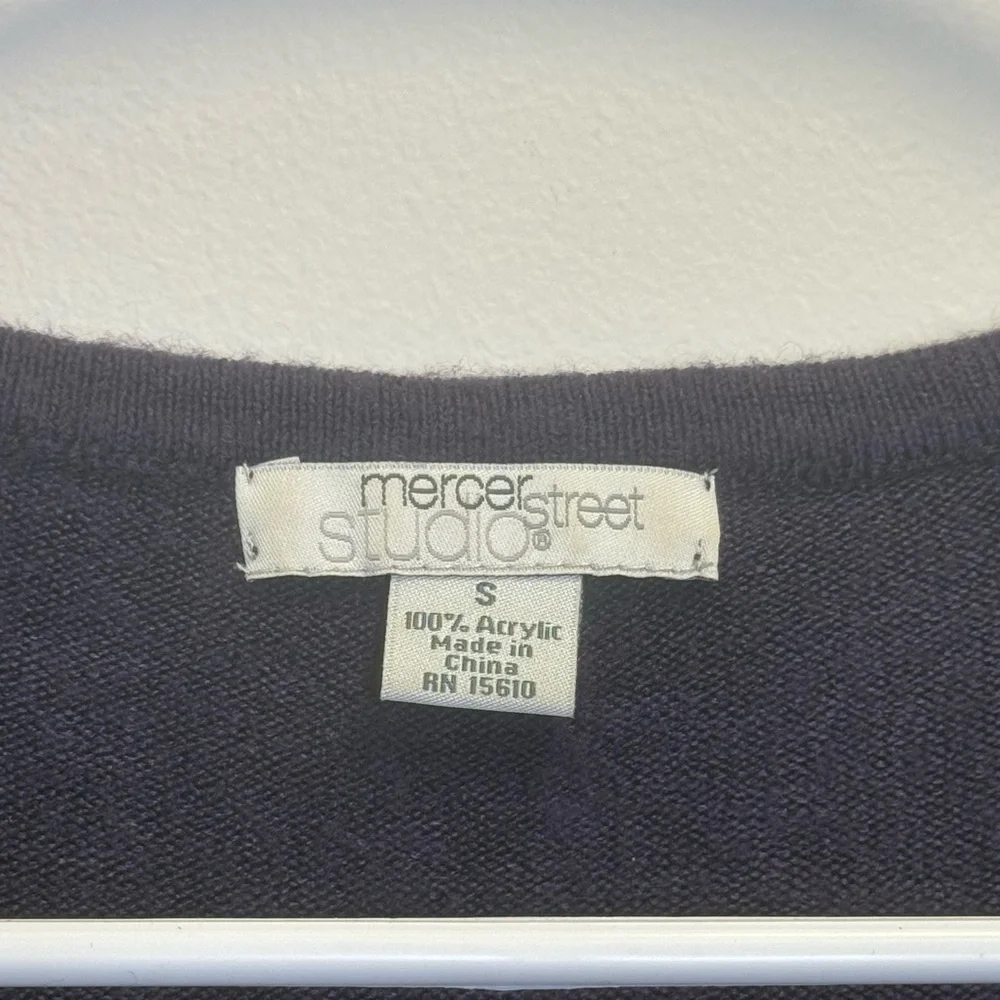 Mercer Street Studio Purple Long Sleeve Top - Picture 3 of 3